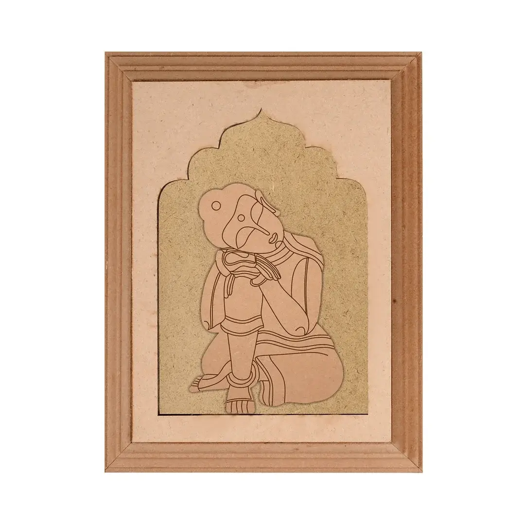 DIY Buddha Designer MDF Plain Jharokha