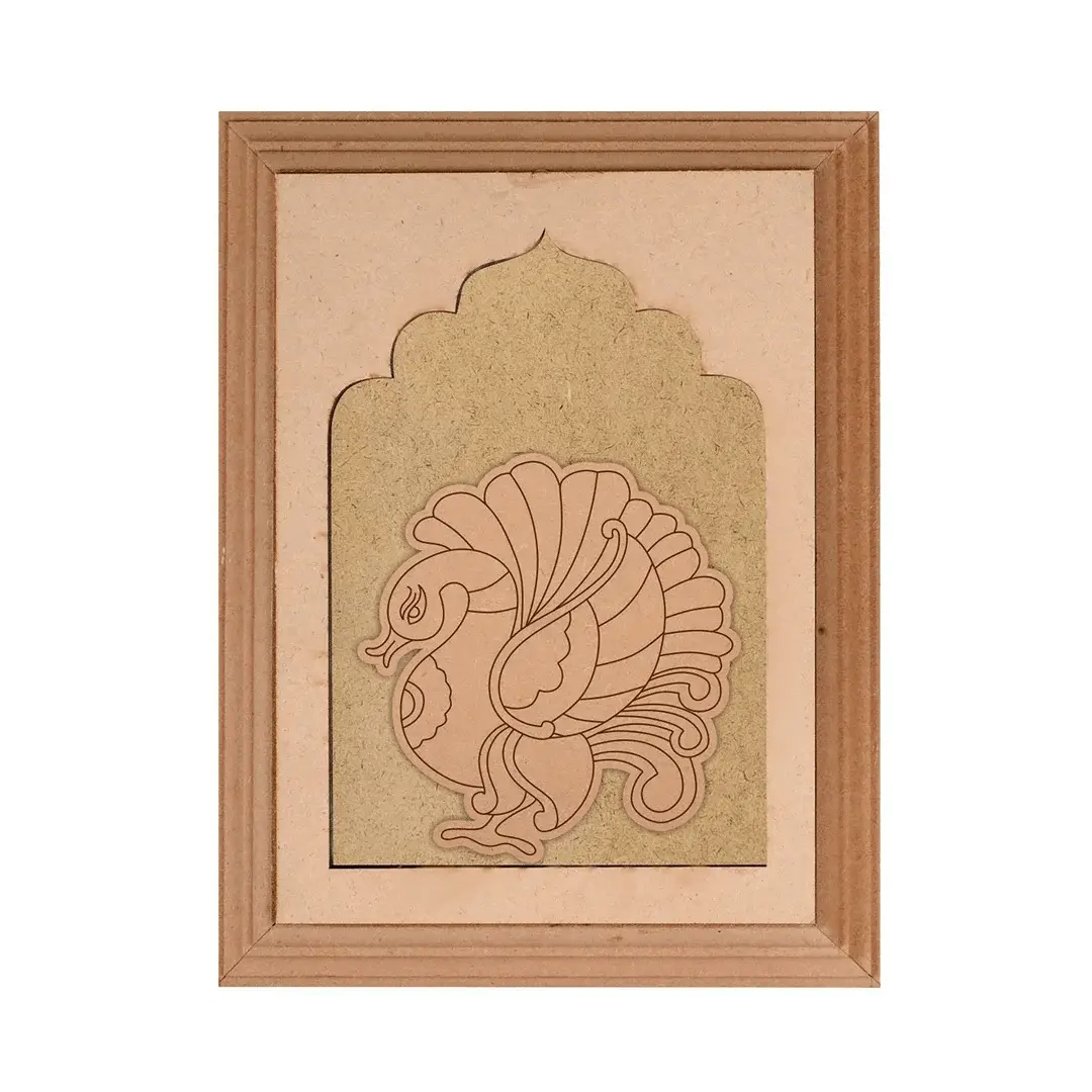 Peacock Designer MDF Plain Jharokha
