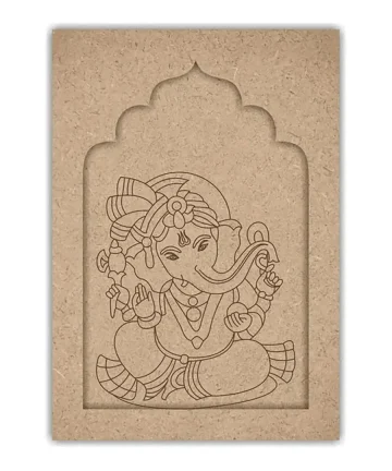 Ganpati Pre Marked Jharokha