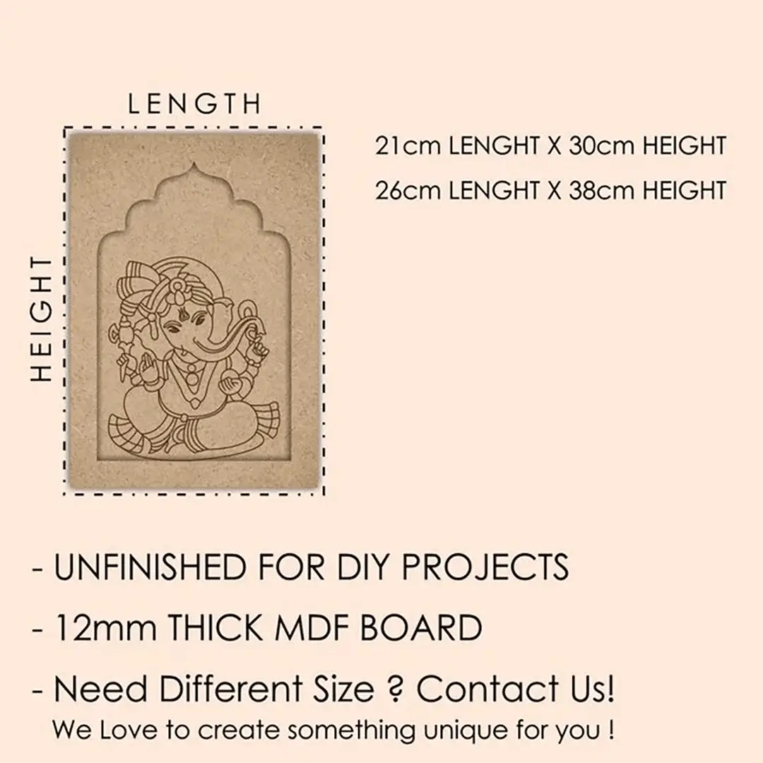 Ganpati Pre Marked Jharokha