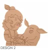 Baby Krishna Cutout Base