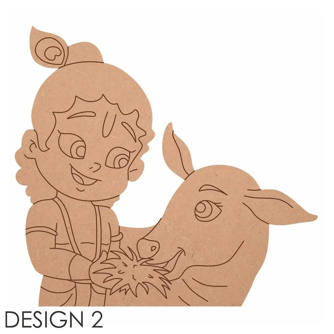 Baby Krishna Cutout Base