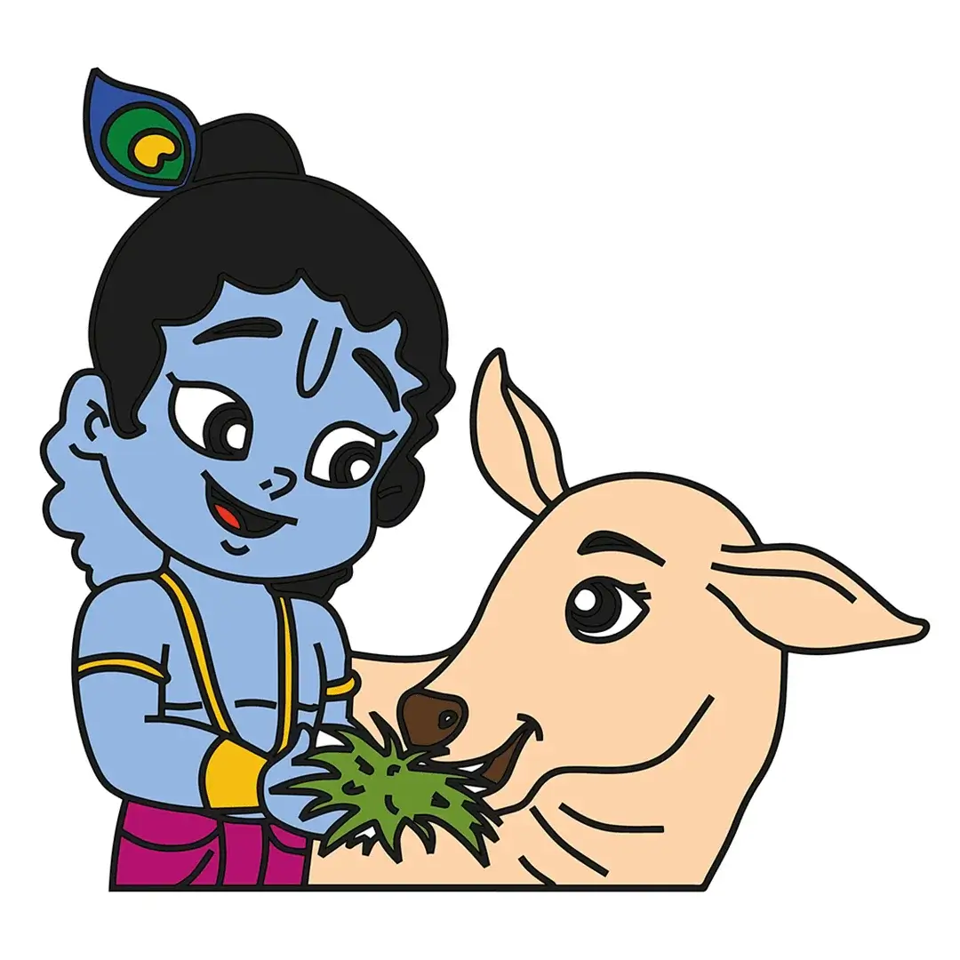 Baby Krishna Cutout Base