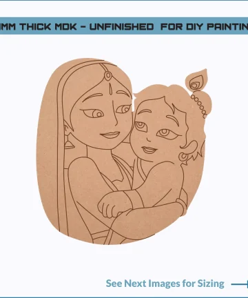 Baby Krishna Pre Marked Cutout