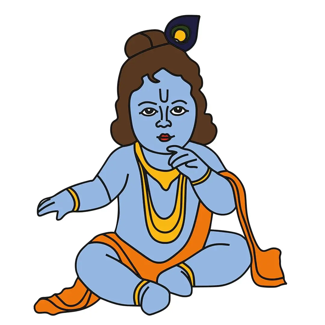 Baby Krishna Pre Marked Base