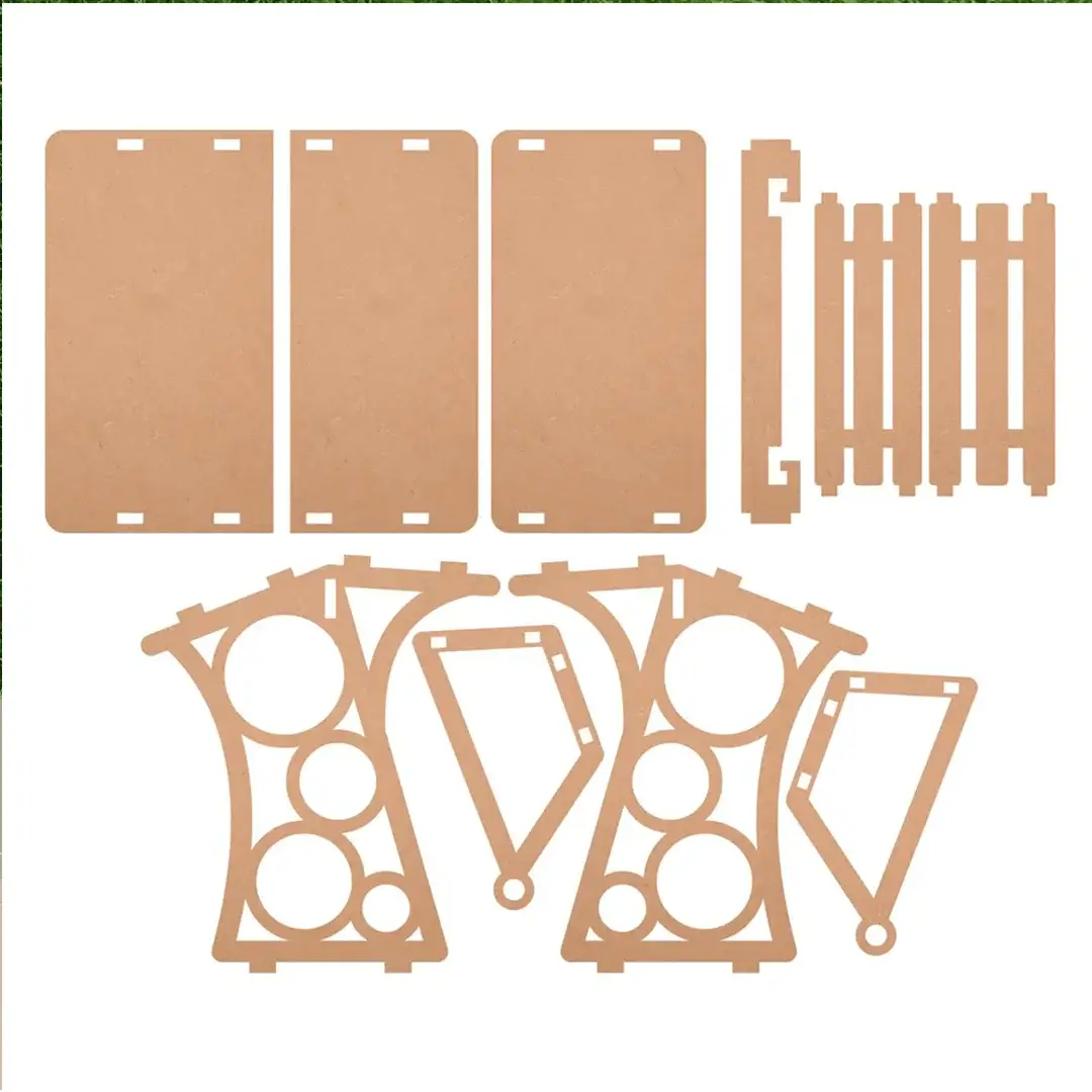 Round Pattern Krishna Jhula