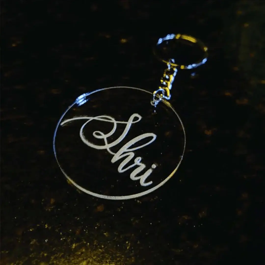 Custom Acrylic Name Keychain