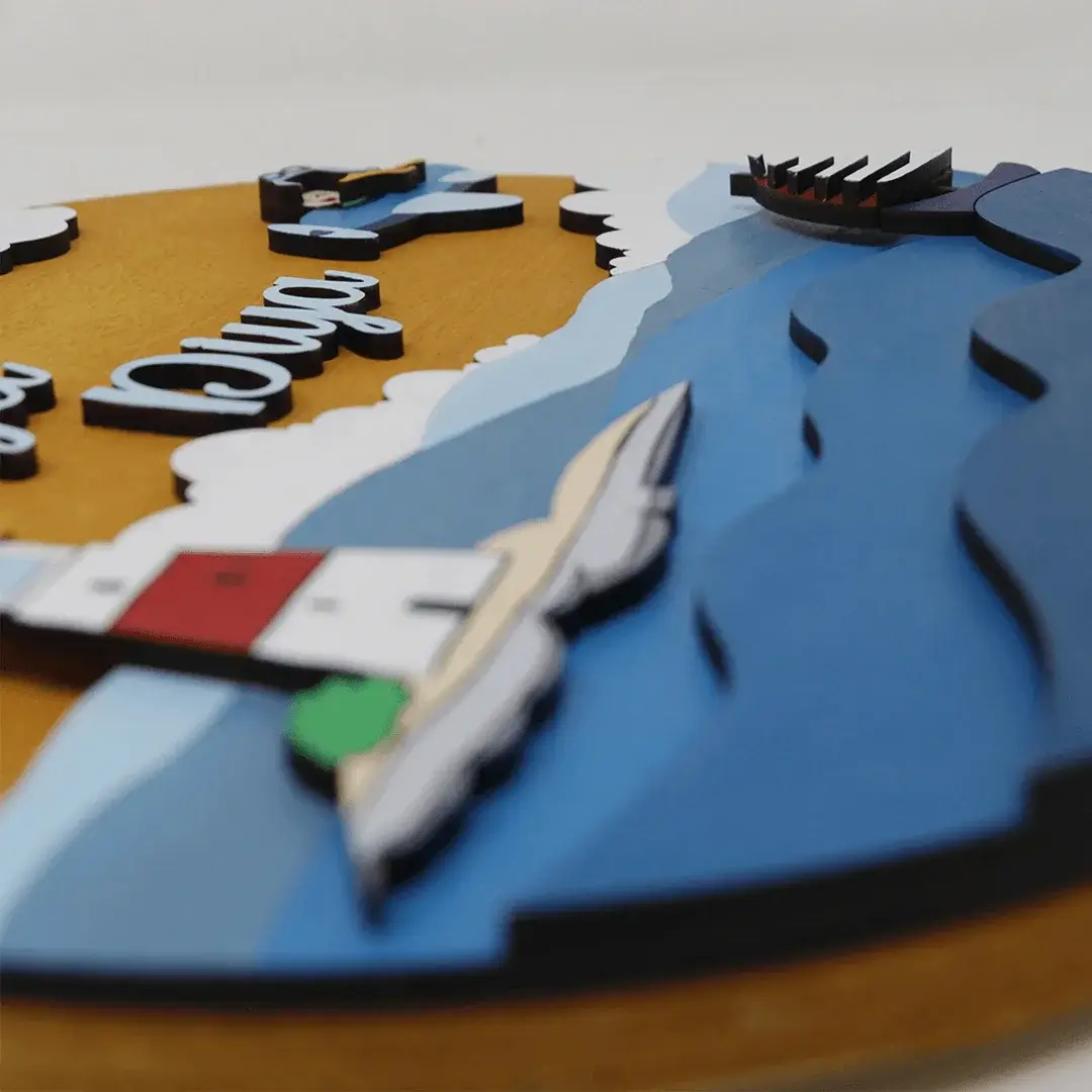 Kids Seashore Theme Nameplate