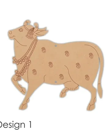 MDF Pichwai Cow Cutout