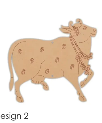 MDF Pichwai Cow Cutout