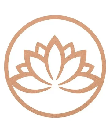 MDF Lotus Mandala Wall Hanging