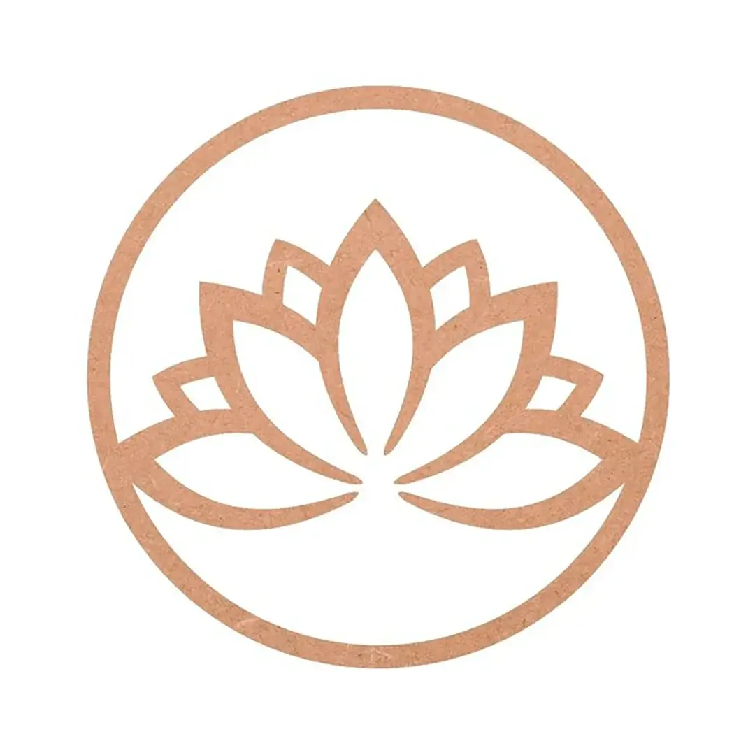 MDF Lotus Mandala Wall Hanging