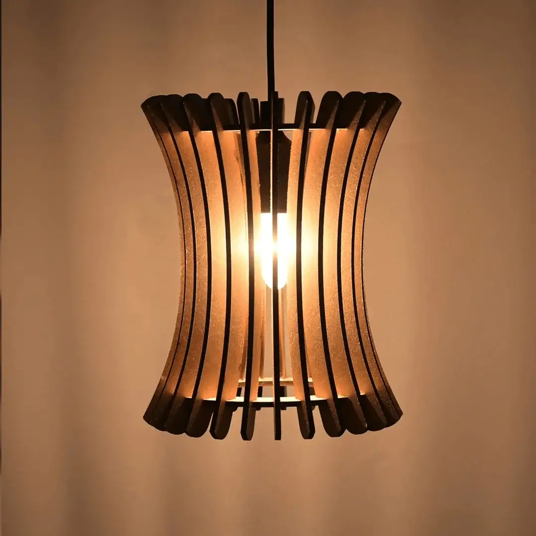 Modern Wooden Hanging Light