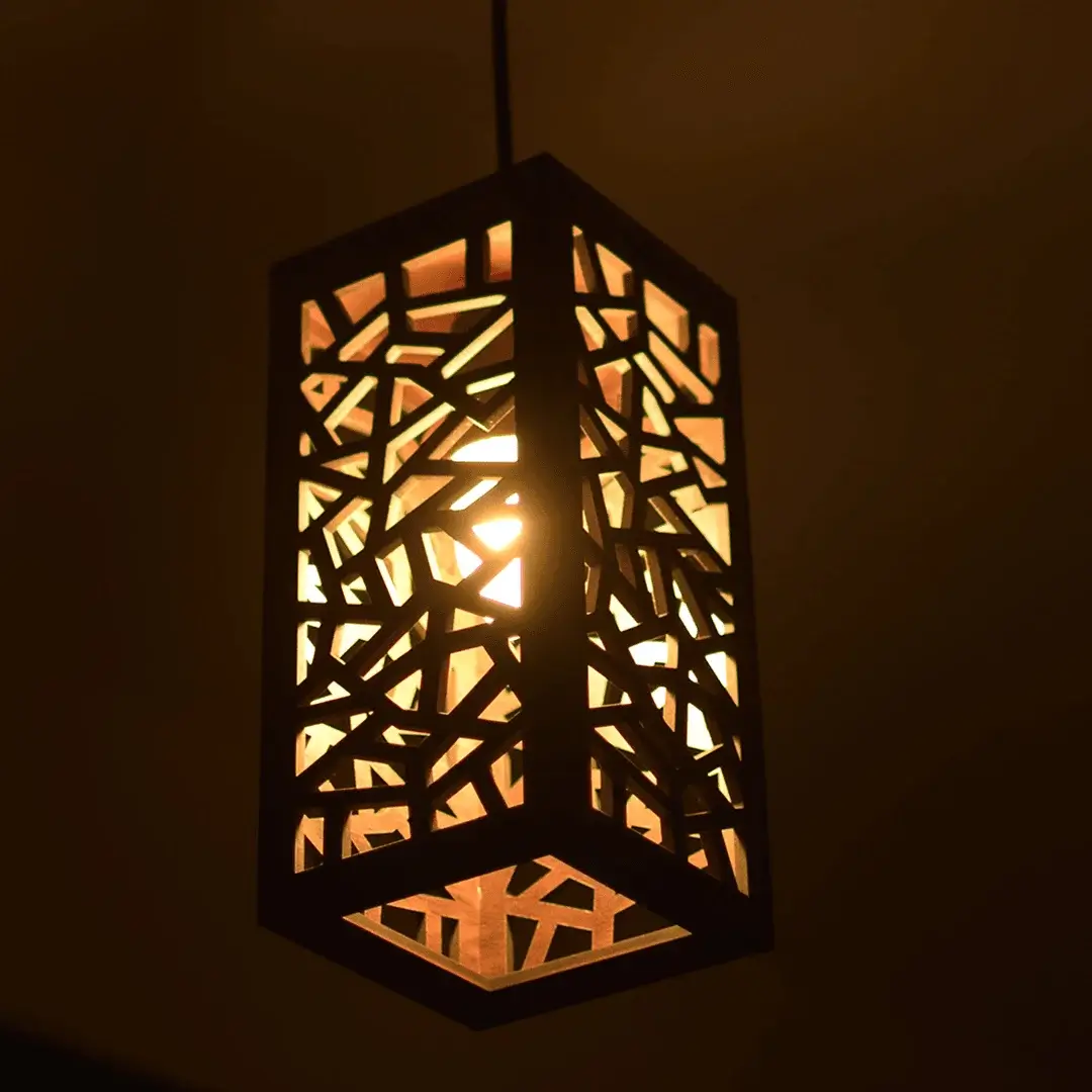 Wood Hanging Lamp