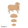 MDF Pichwai Cow Cutout Base