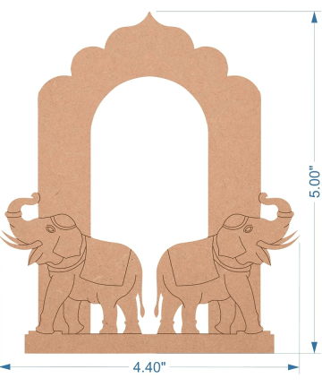 MDF Pre Marked Elephant