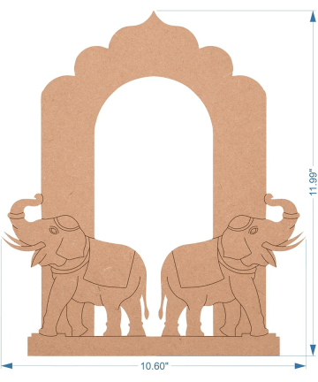 MDF Pre Marked Elephant