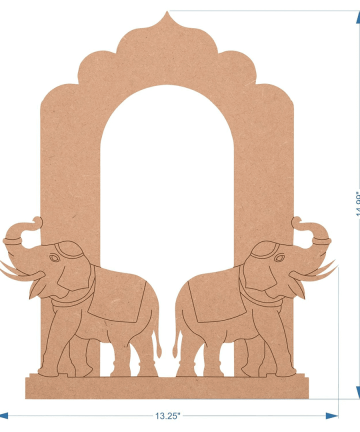 MDF Pre Marked Elephant