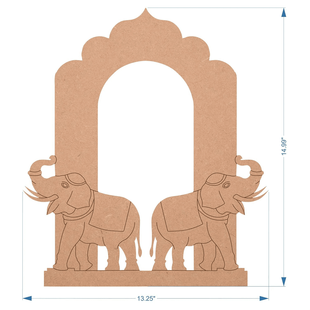 MDF Pre Marked Elephant