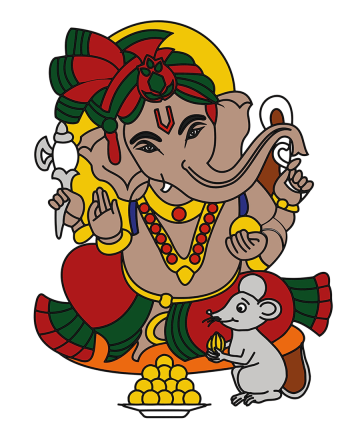 Ganpati Pre-Marked Base