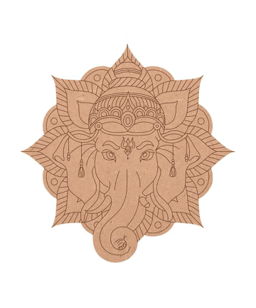 Ganesh Ji Pre-Marked Cutout