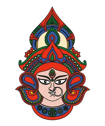 MDF Durga Ma Cutouts