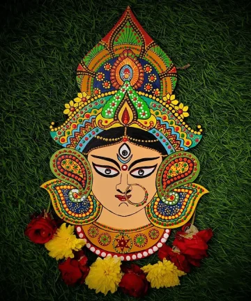 MDF Durga Ma Cutouts