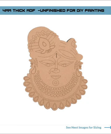 Shreenath ji cutout with Marking
