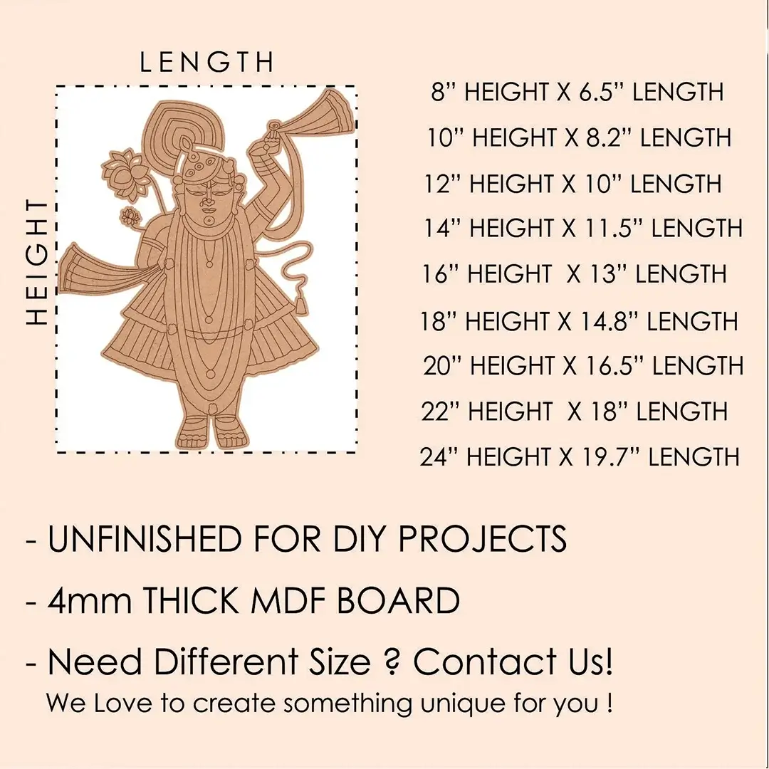 Pre-Marked Shreenath Ji