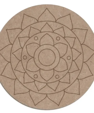 MDF Pre Marked Mandala