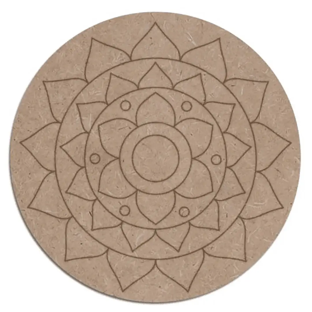 MDF Pre Marked Mandala MDF Pre Marked Mandala