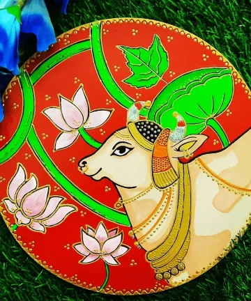 MDF Pre Marked Cow Round