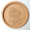MDF Pre Marked ganesha Round