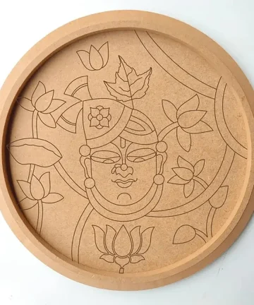 MDF Pre Marked Shree Nathji Round