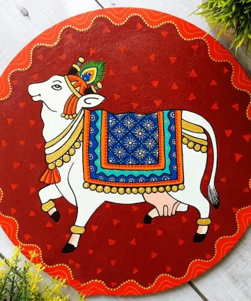MDF Pre Marked Round Cow