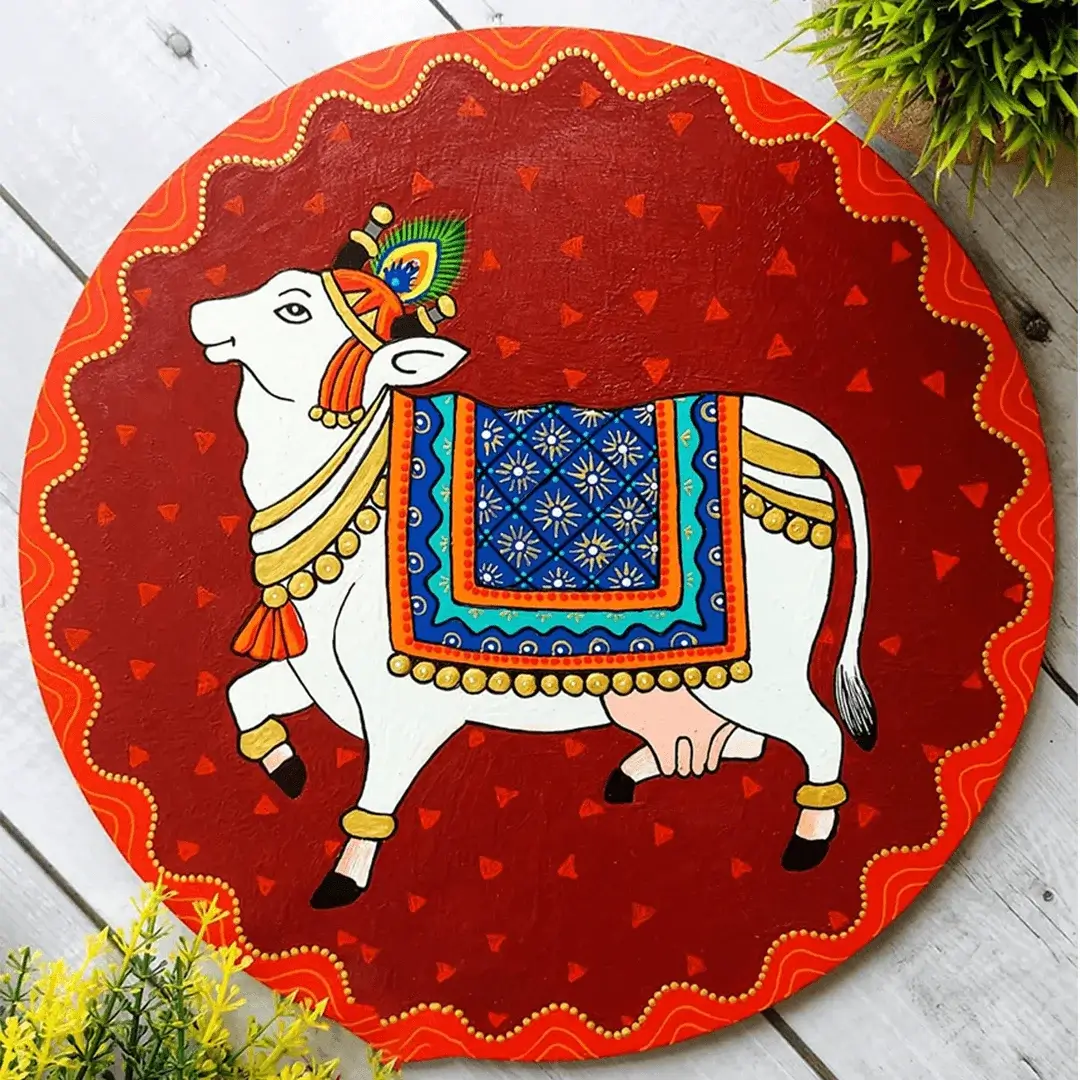 MDF Pre Marked Round Cow