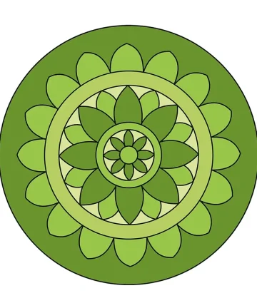 MDF Pre Marked Round Mandala