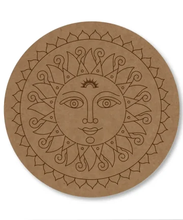 MDF Pre Marked Round Suryadev