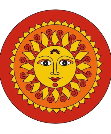 MDF Pre Marked Round Suryadev