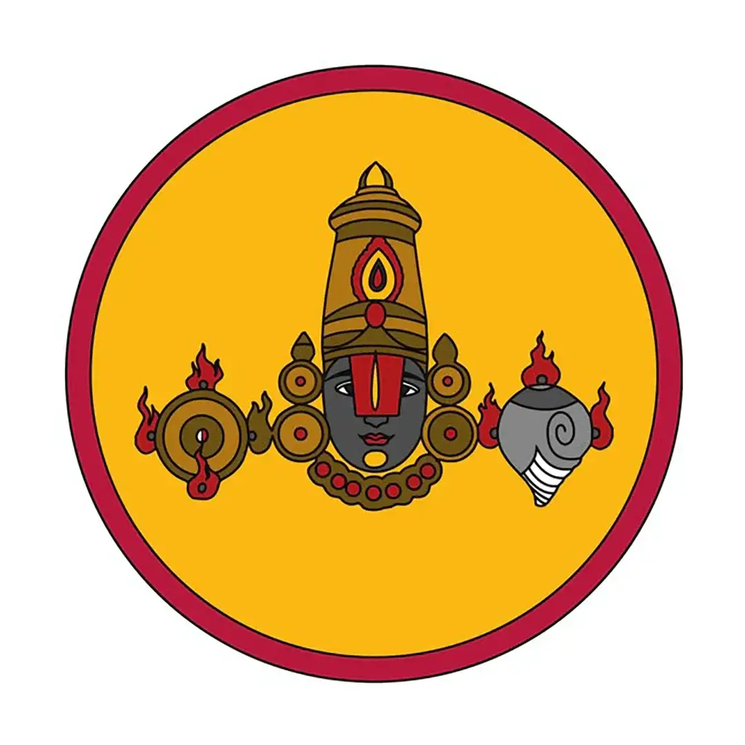 Pre Marked Round Tirupati Balaji
