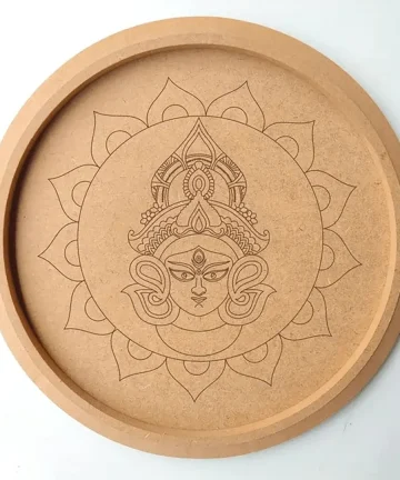 MDF Pre Marked Round Durgamaa