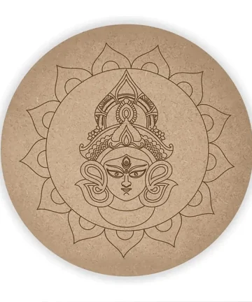 MDF Pre Marked Round Durgamaa