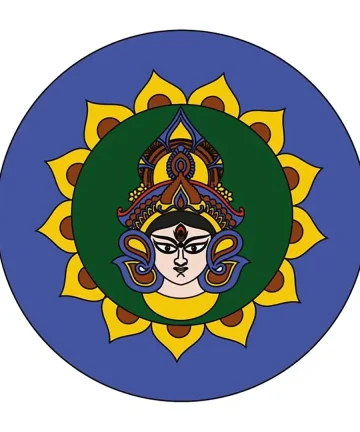 MDF Pre Marked Round Durgamaa