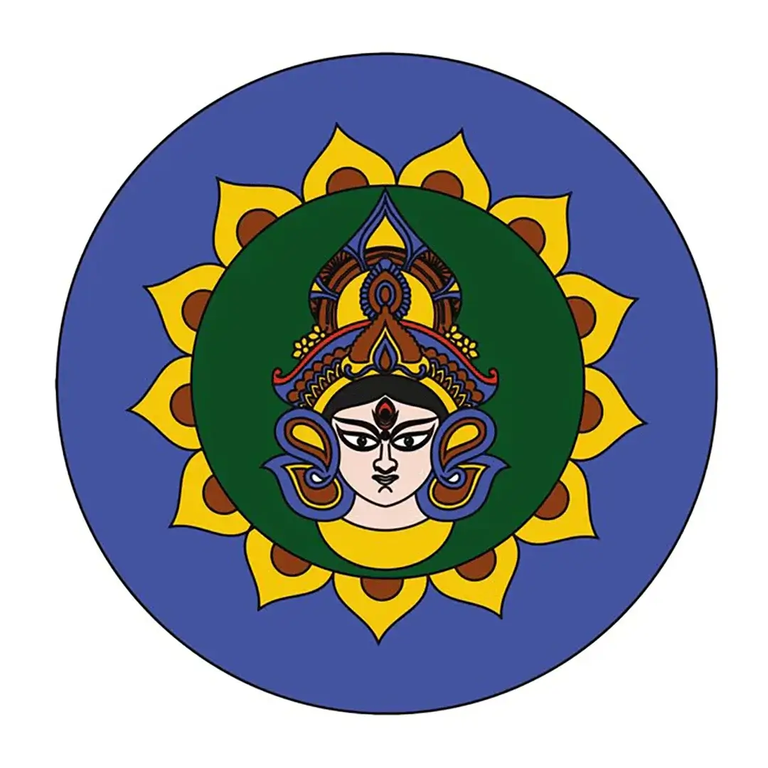 MDF Pre Marked Round Durgamaa