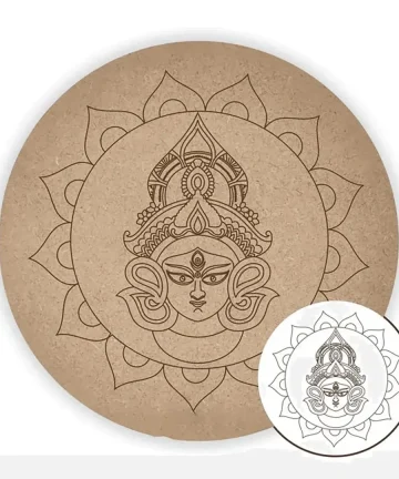 MDF Pre Marked Round Durgamaa