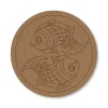 MDF Pre Marked Round Fishes