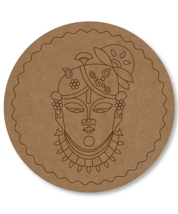 MDF Pre Marked Round Shreenathji