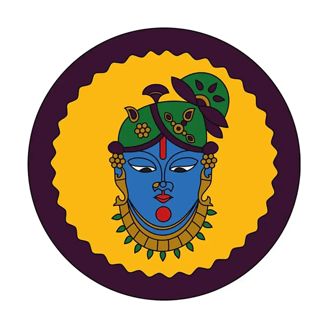 MDF Pre Marked Round Shreenathji