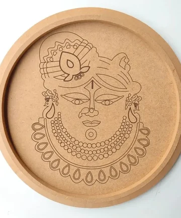 MDF Pre Marked Round Shree Nathji