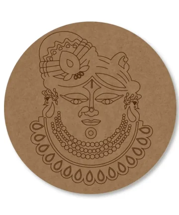 MDF Pre Marked Round Shree Nathji
